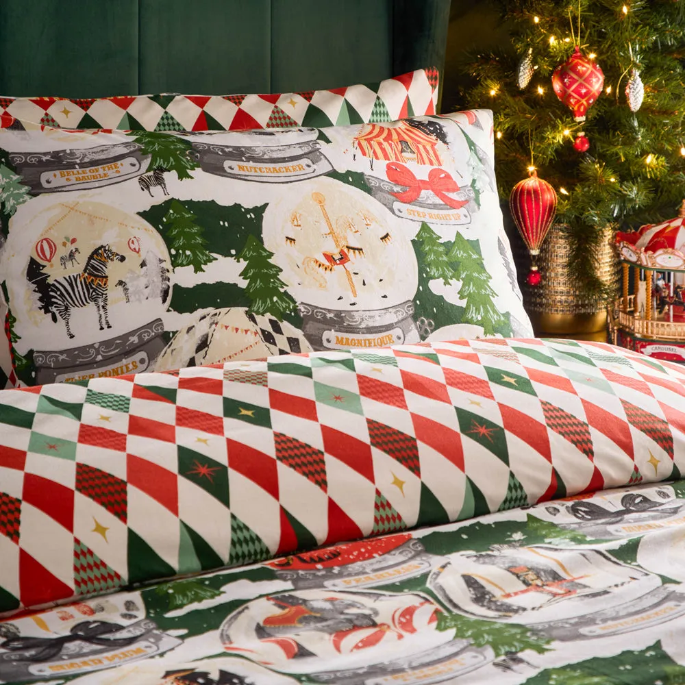 Showtime Festive Duvet Cover Set Pine