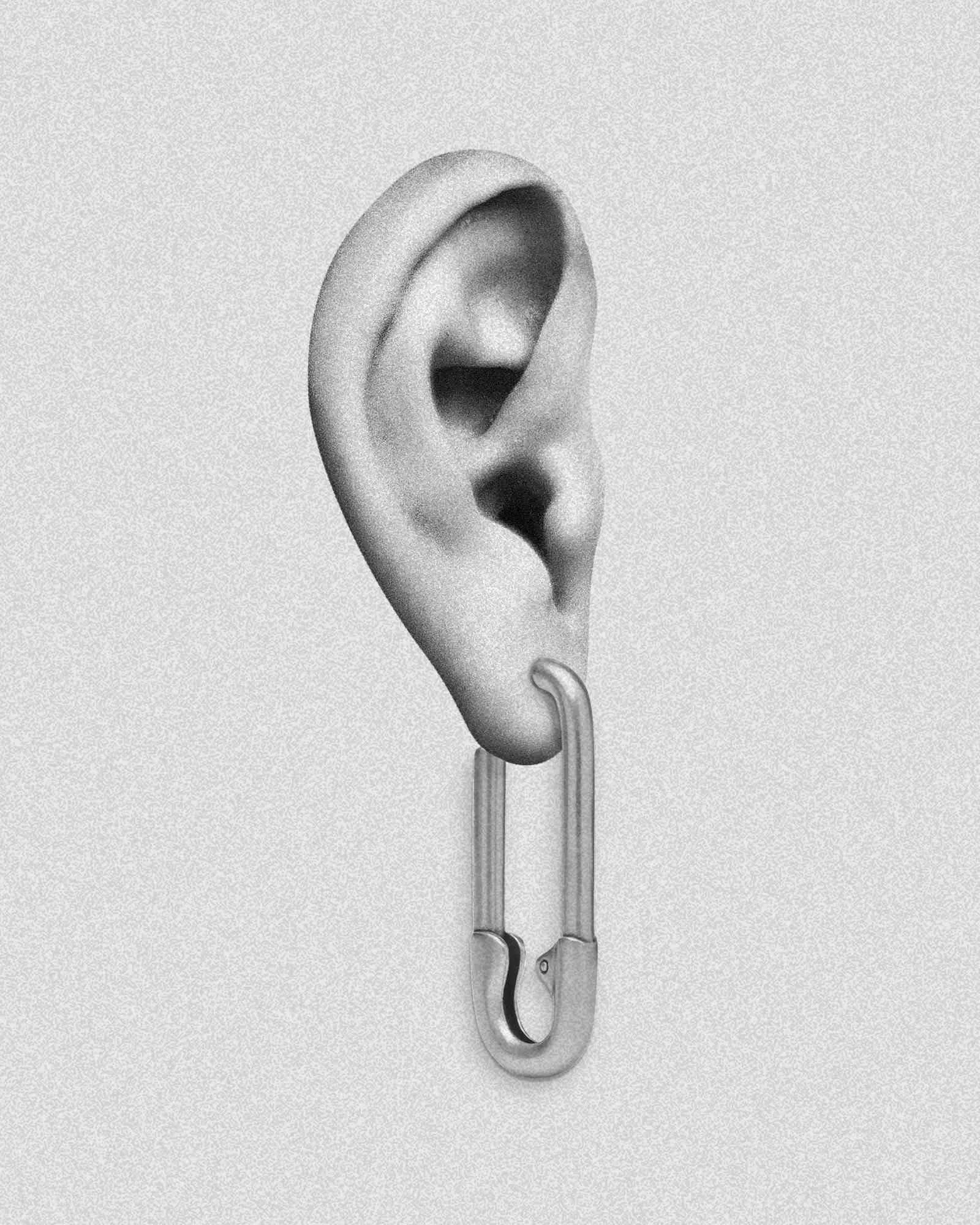 Snare Pin Earrings