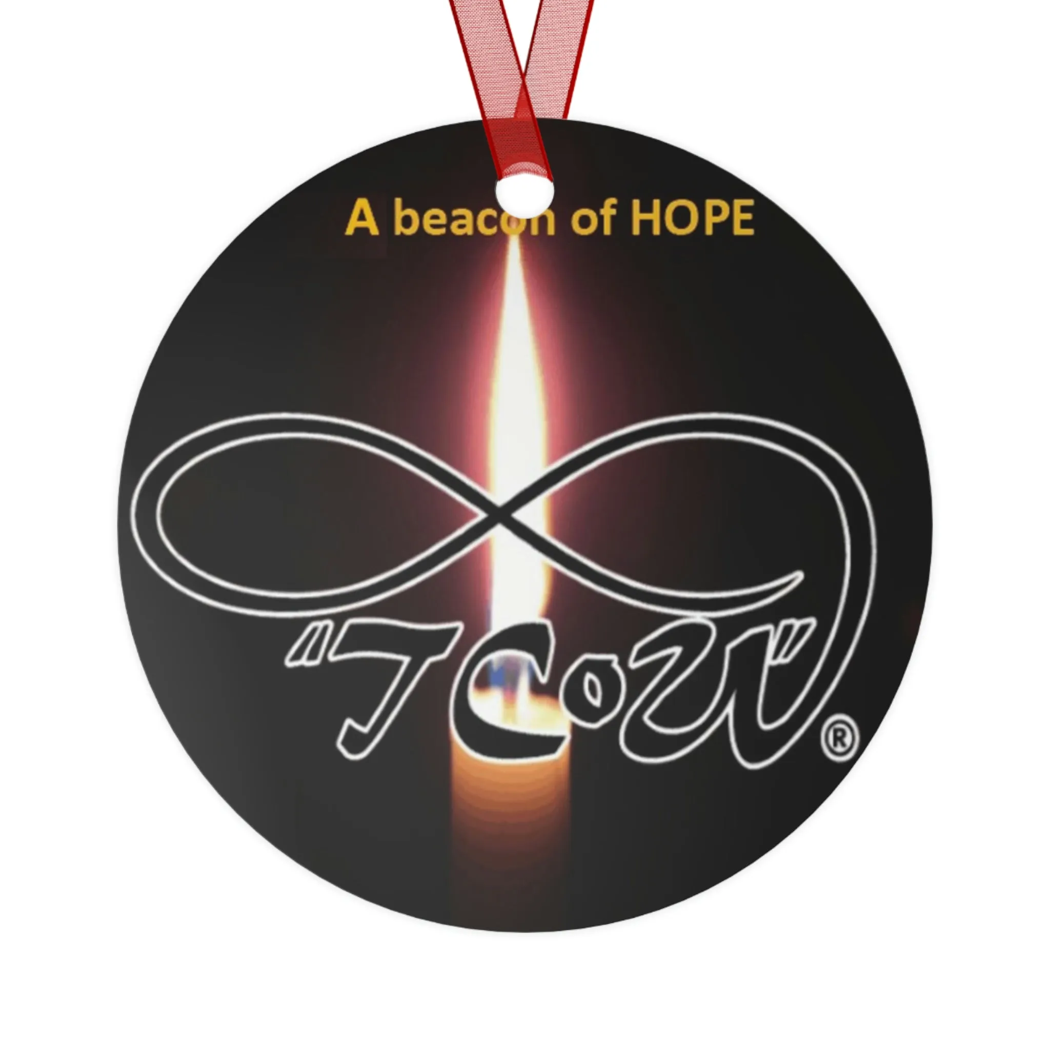 TCoU "Share the Hope" Metal Ornaments--Be a Beacon of Hope