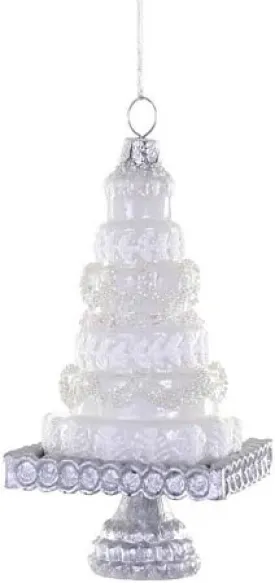 Tiered Wedding Cake Ornament