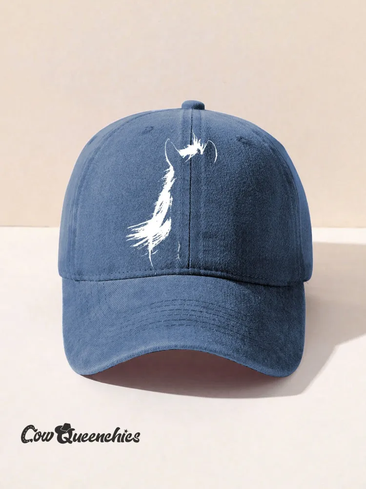 Western Horse Art Print Hats