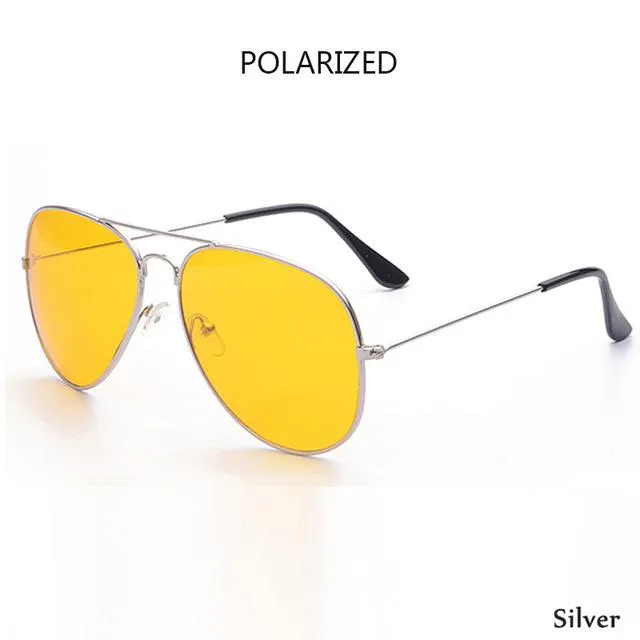 WISH CLUB 2018 Polarized Glasses Men's Sunglasses Car Drivers Night Vision Goggles Anti-Glare Sun glasses Women Driving Glasses