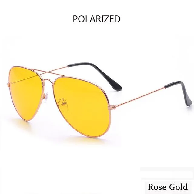 WISH CLUB 2018 Polarized Glasses Men's Sunglasses Car Drivers Night Vision Goggles Anti-Glare Sun glasses Women Driving Glasses