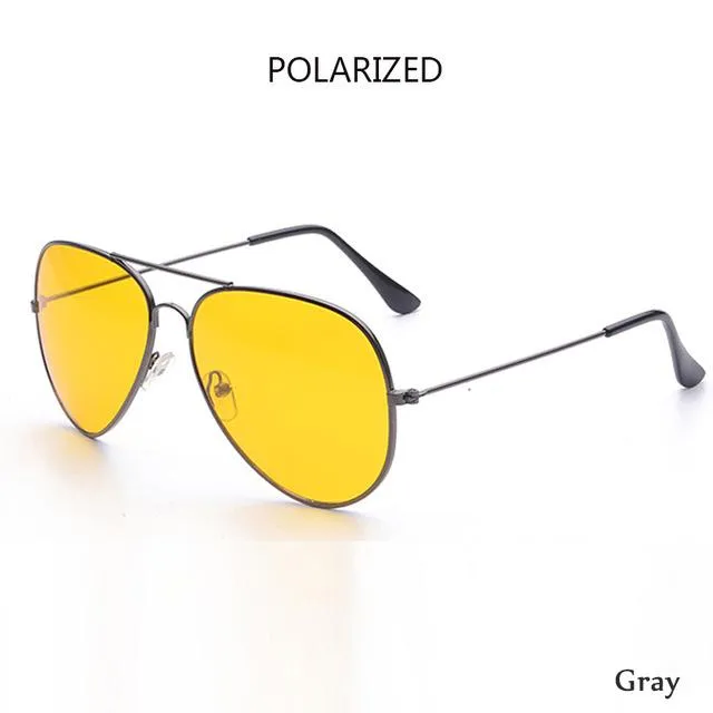 WISH CLUB 2018 Polarized Glasses Men's Sunglasses Car Drivers Night Vision Goggles Anti-Glare Sun glasses Women Driving Glasses