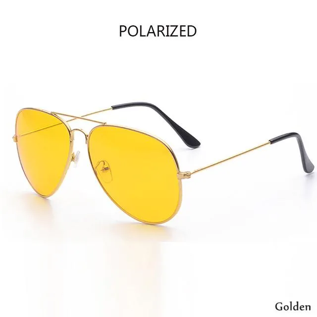 WISH CLUB 2018 Polarized Glasses Men's Sunglasses Car Drivers Night Vision Goggles Anti-Glare Sun glasses Women Driving Glasses
